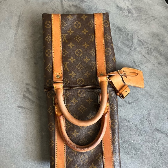 LOUIS VUITTON Monogram Keepall 55 Boston Bag M41424 LV Auth 44552 - Picture 6 of 16